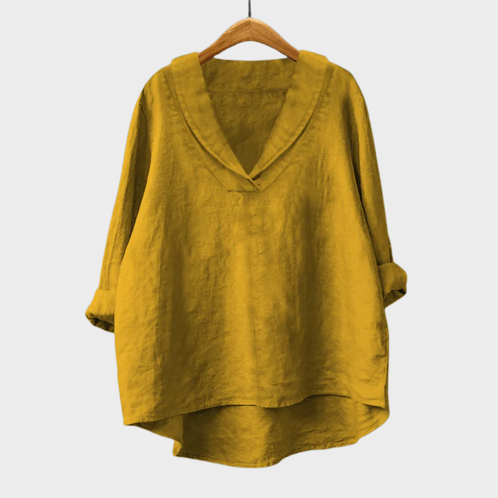 Samantha | Elegante Camisa de Verano en Lino - Van Moreau Utrecht