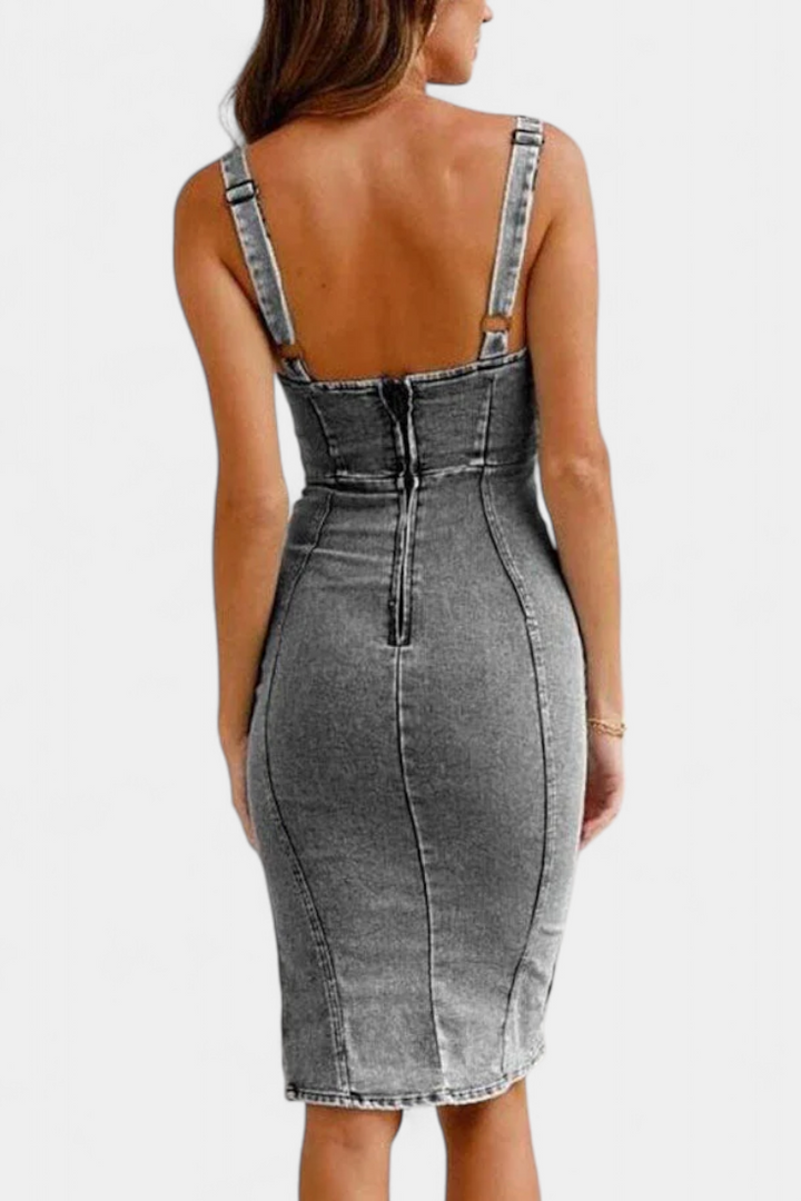 Janessa | Vestido Denim - Van Moreau Utrecht