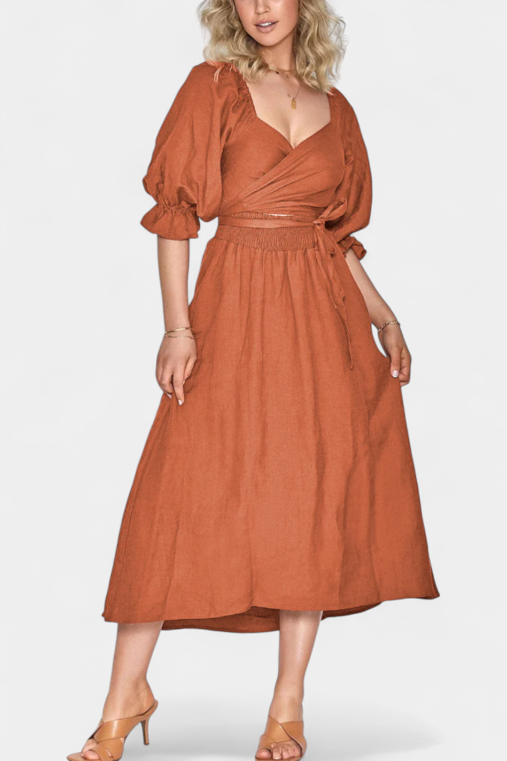 Petra | Vestido 2 niveles - Van Moreau Utrecht