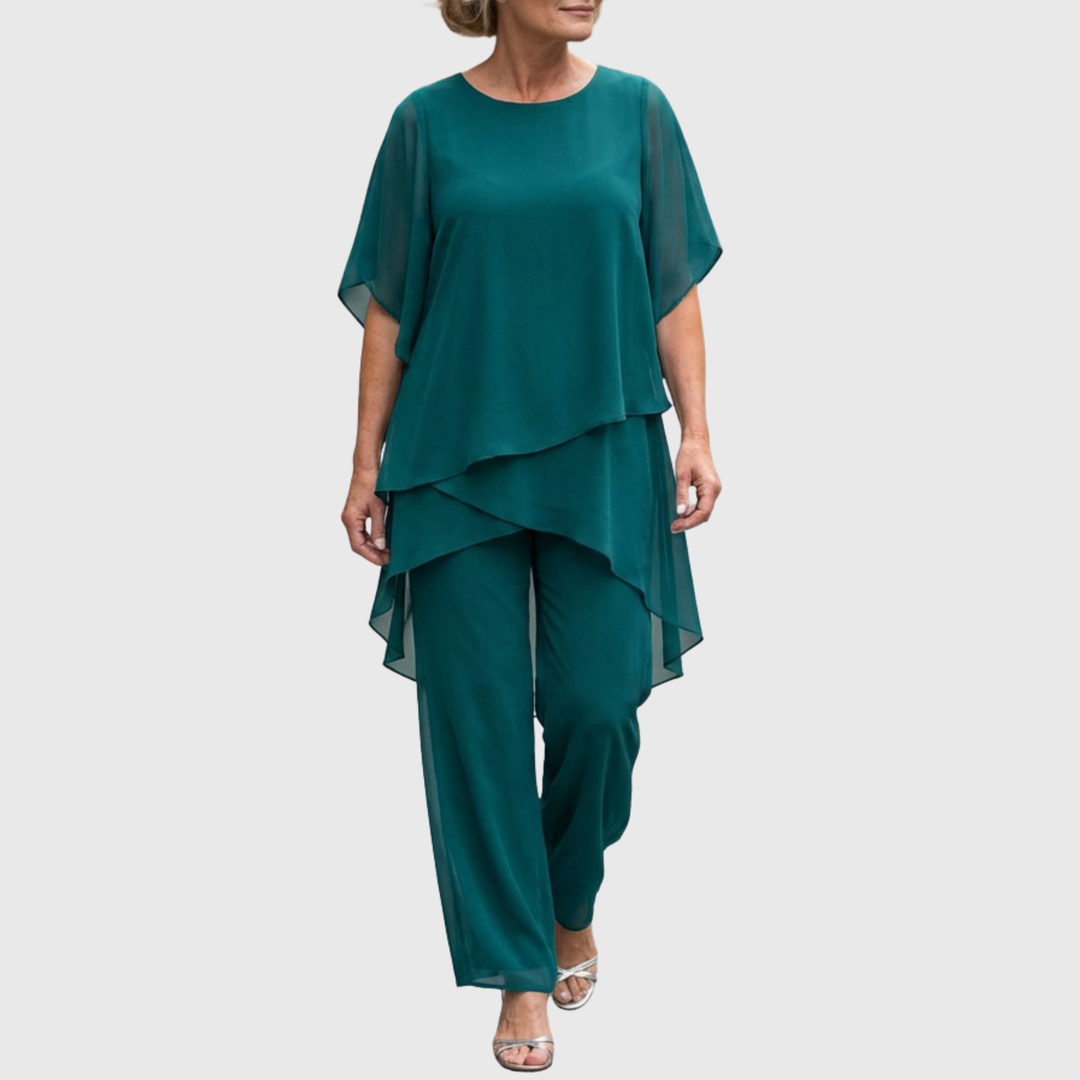 ELENA – CONJUNTO ELEGANTE DE DOS PIEZAS - Van Moreau Utrecht