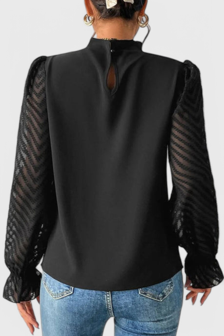 Helga Blusa de Manga Larga Náutica - Van Moreau Utrecht
