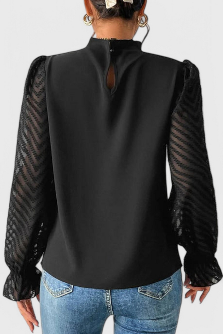 Helga Blusa de Manga Larga Náutica - Van Moreau Utrecht