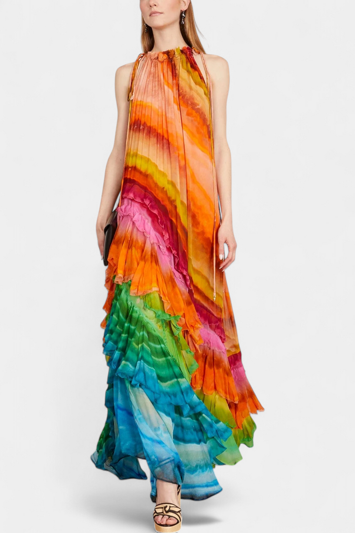 Tori | Vestido multicolor - Van Moreau Utrecht