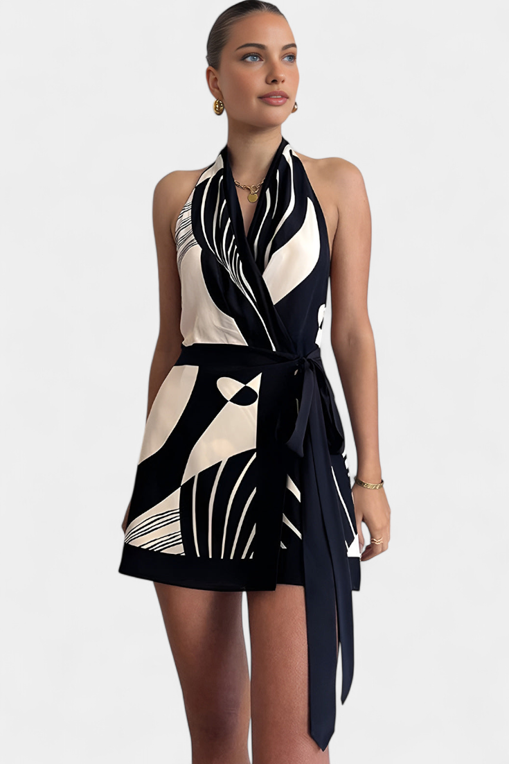 Fae | Mini Halter Dress - Van Moreau Utrecht