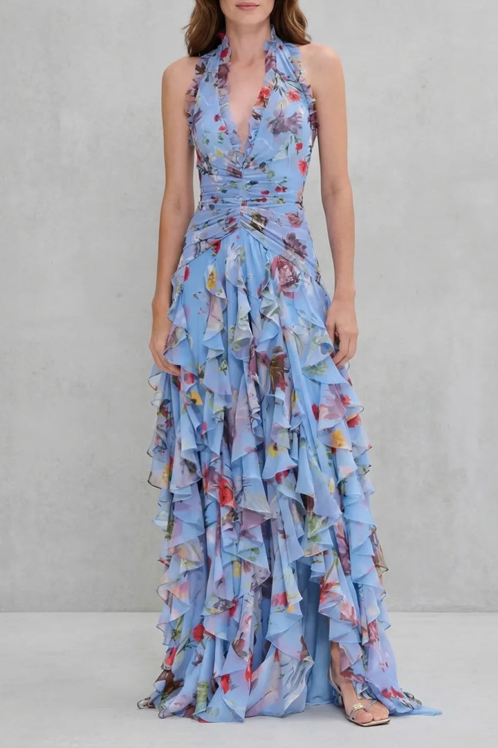 Belladina | Halter Maxi Dress - Van Moreau Utrecht