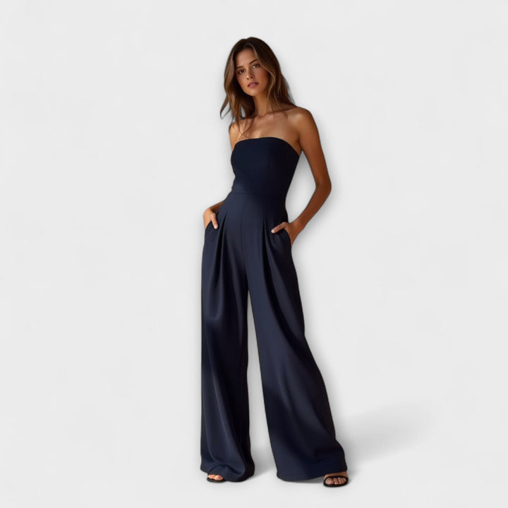 Kiora™ | Elegant strapless jumpsuit - Van Moreau Utrecht