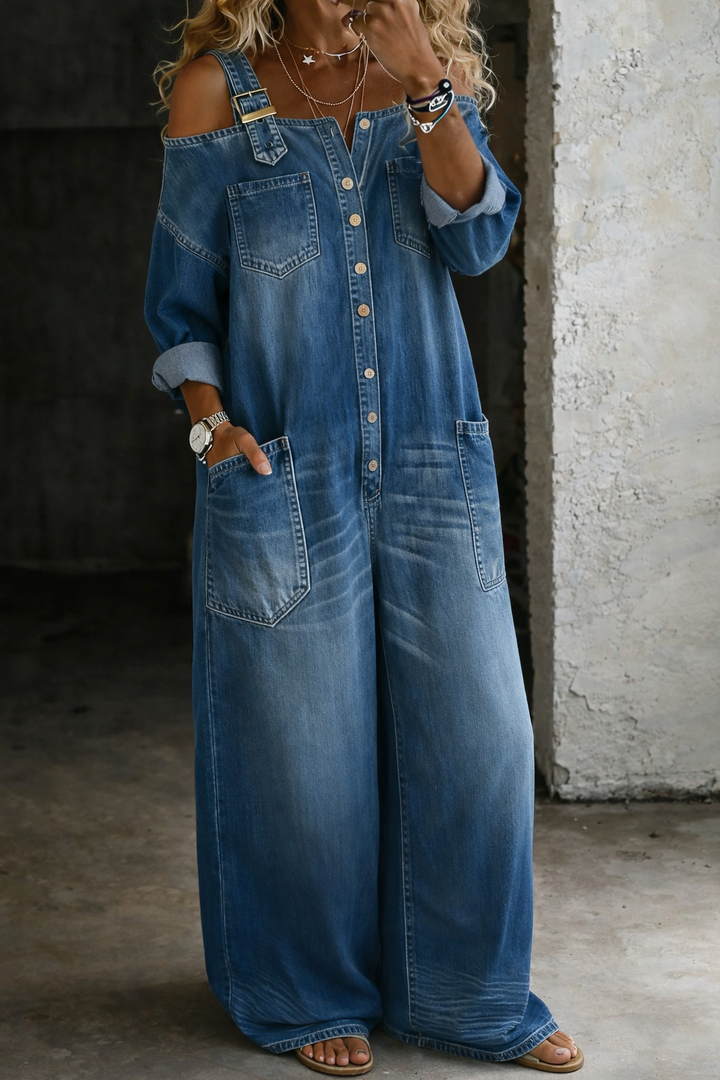Martina | Jumpsuit relajado amplio - Van Moreau Utrecht