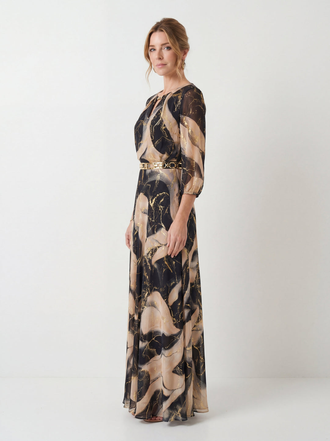 Vestido Gasa Estampado - Van Moreau Utrecht