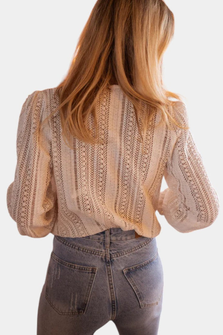 Emery Blusa de Encaje de Crochet - Van Moreau Utrecht