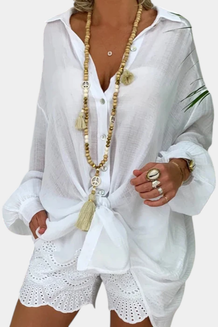 Melis Camisa Oversized - Van Moreau Utrecht