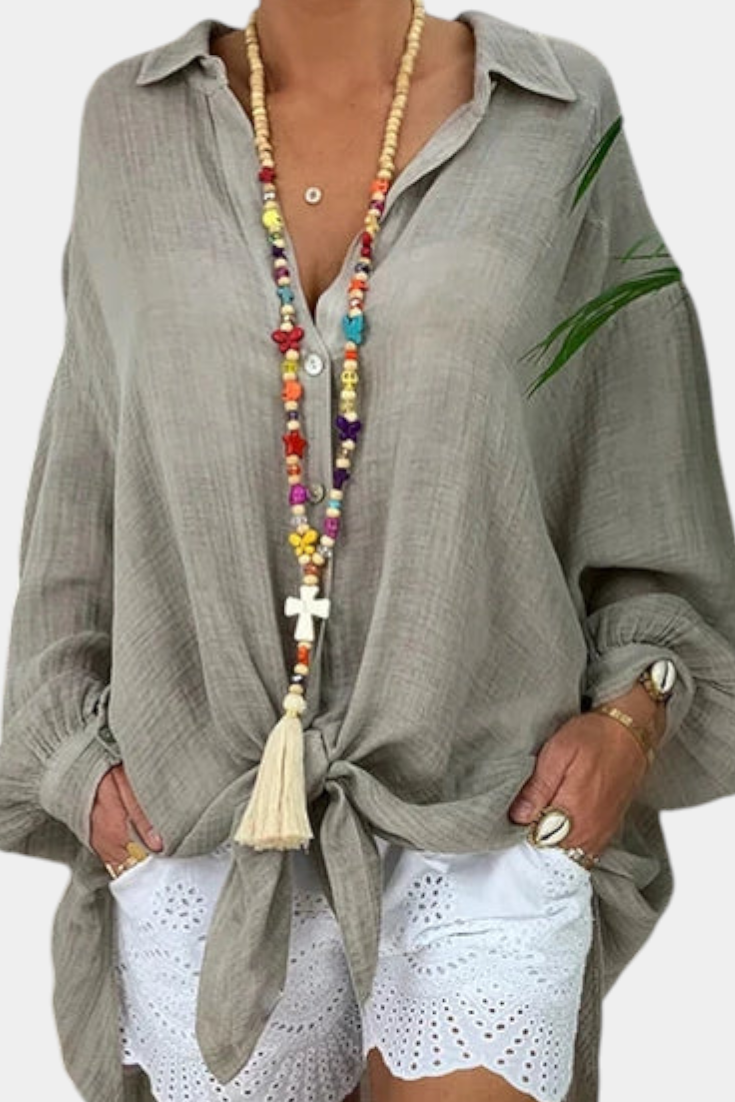 Melis Camisa Oversized - Van Moreau Utrecht