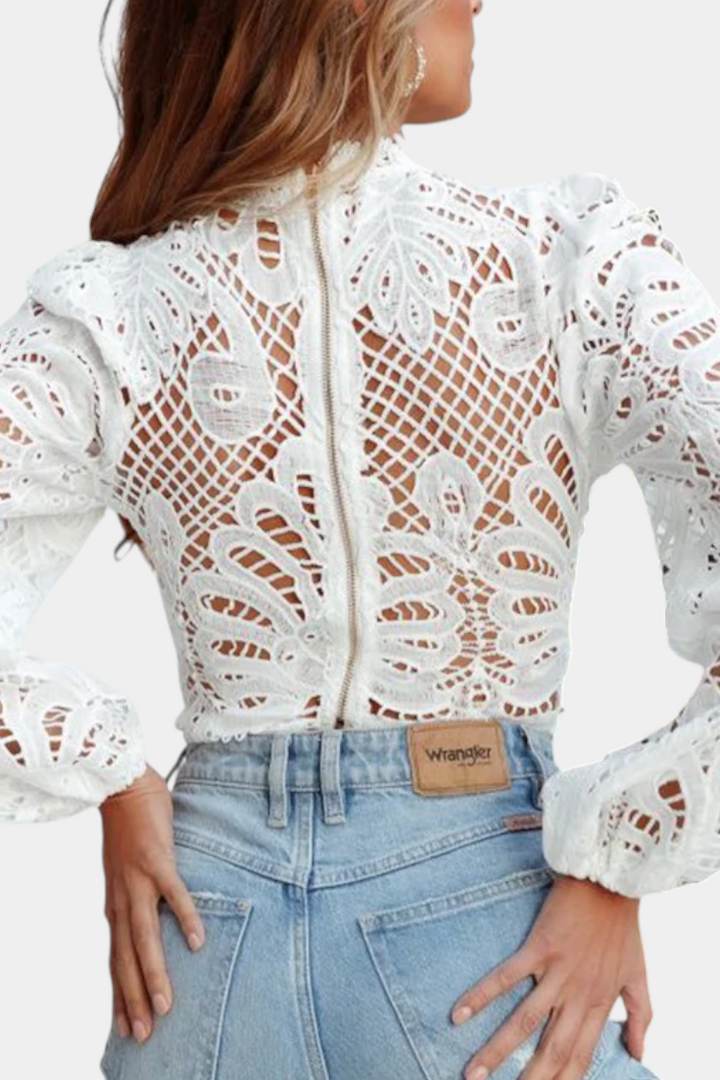 Blusa de Encaje Solsticea - Van Moreau Utrecht