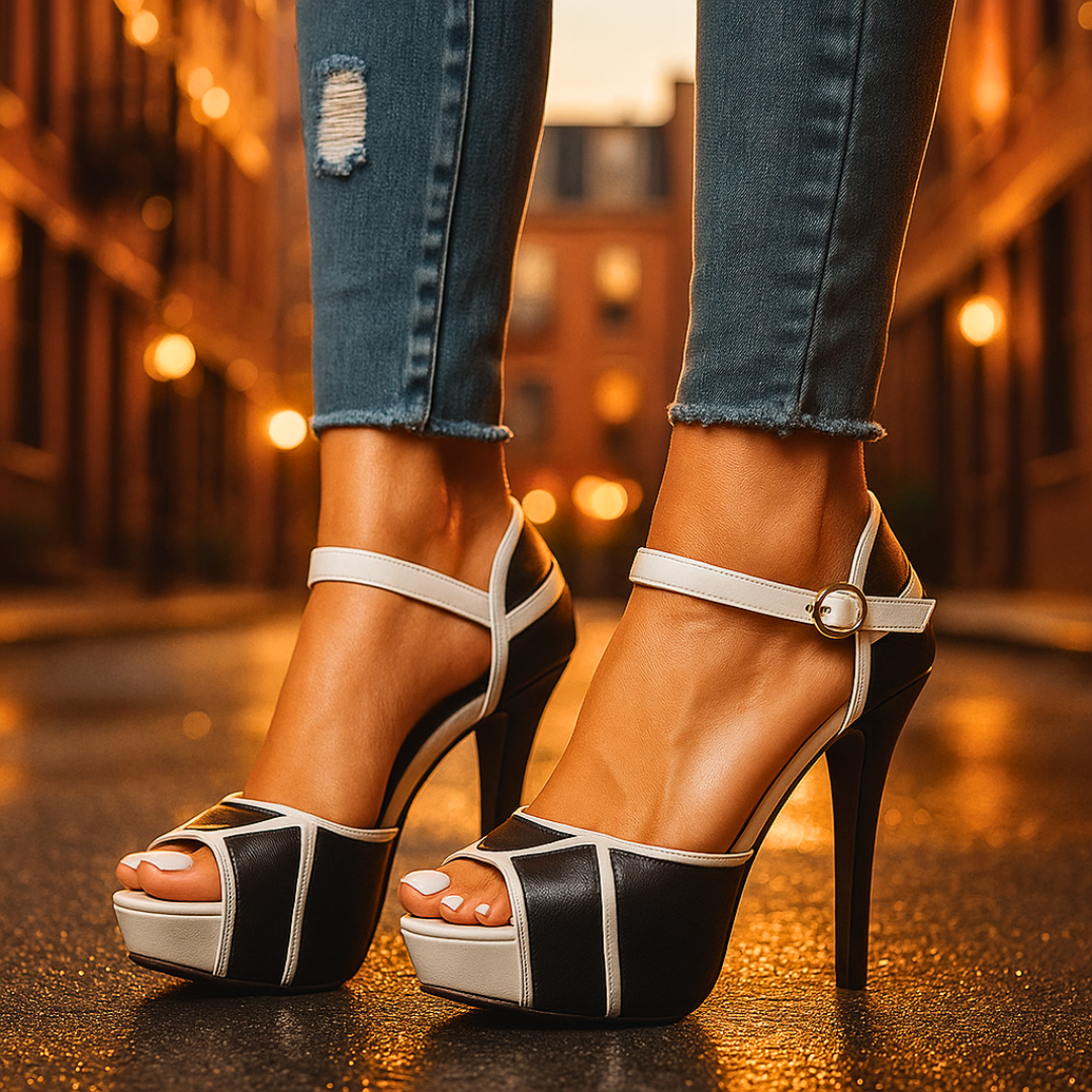 Tacones Vivienne Celeste - Van Moreau Utrecht