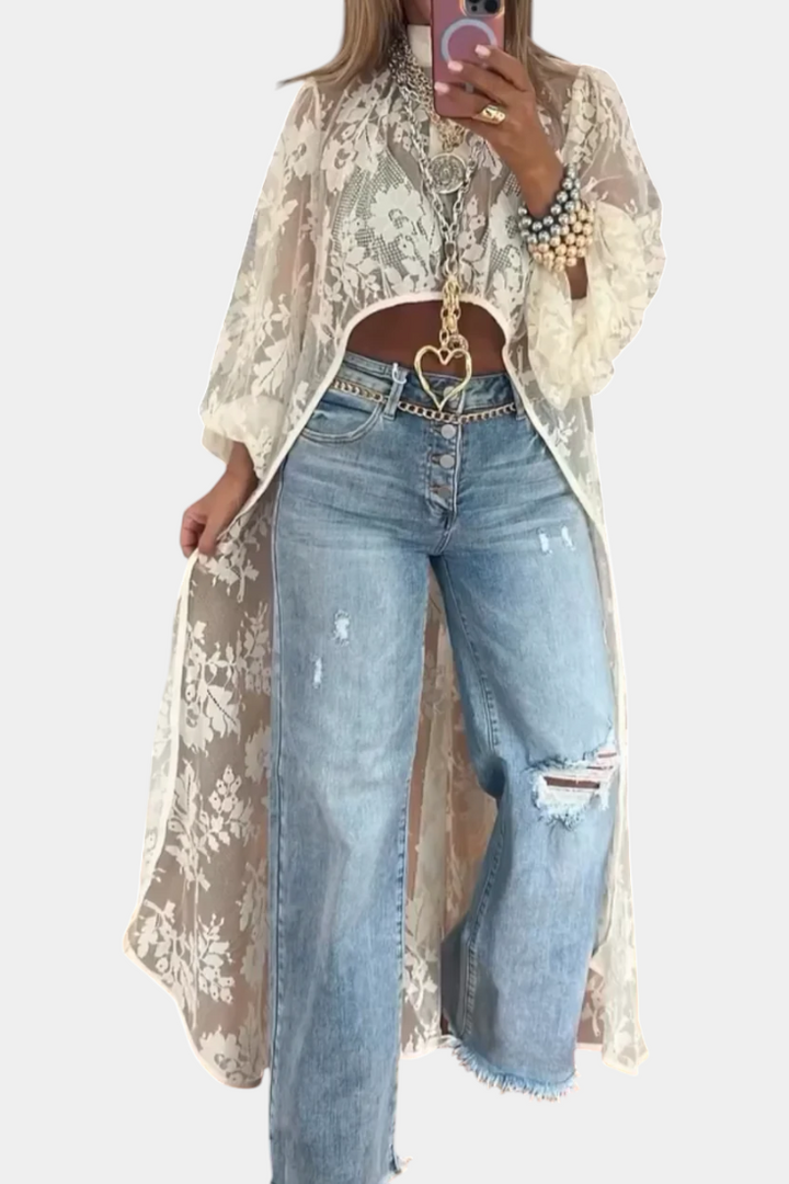 Top Maxi de Encaje Nyxelle - Van Moreau Utrecht
