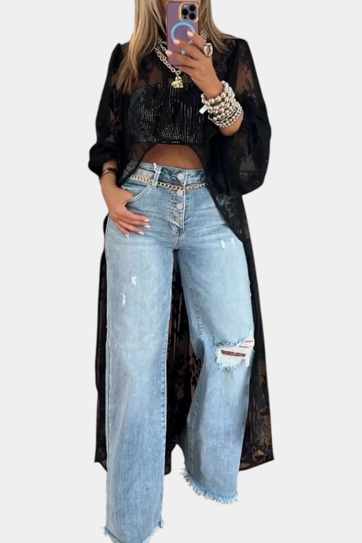 Top Maxi de Encaje Nyxelle - Van Moreau Utrecht