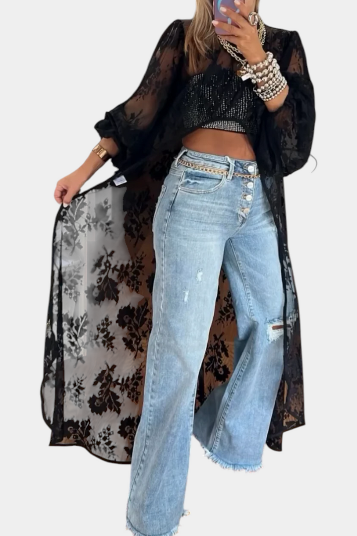 Top Maxi de Encaje Nyxelle - Van Moreau Utrecht