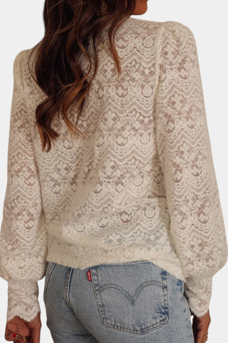 Blusa de Encaje Soleil - Van Moreau Utrecht