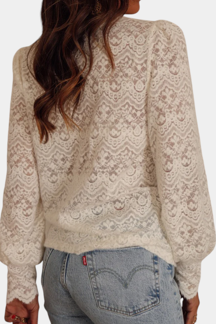 Blusa de Encaje Soleil - Van Moreau Utrecht