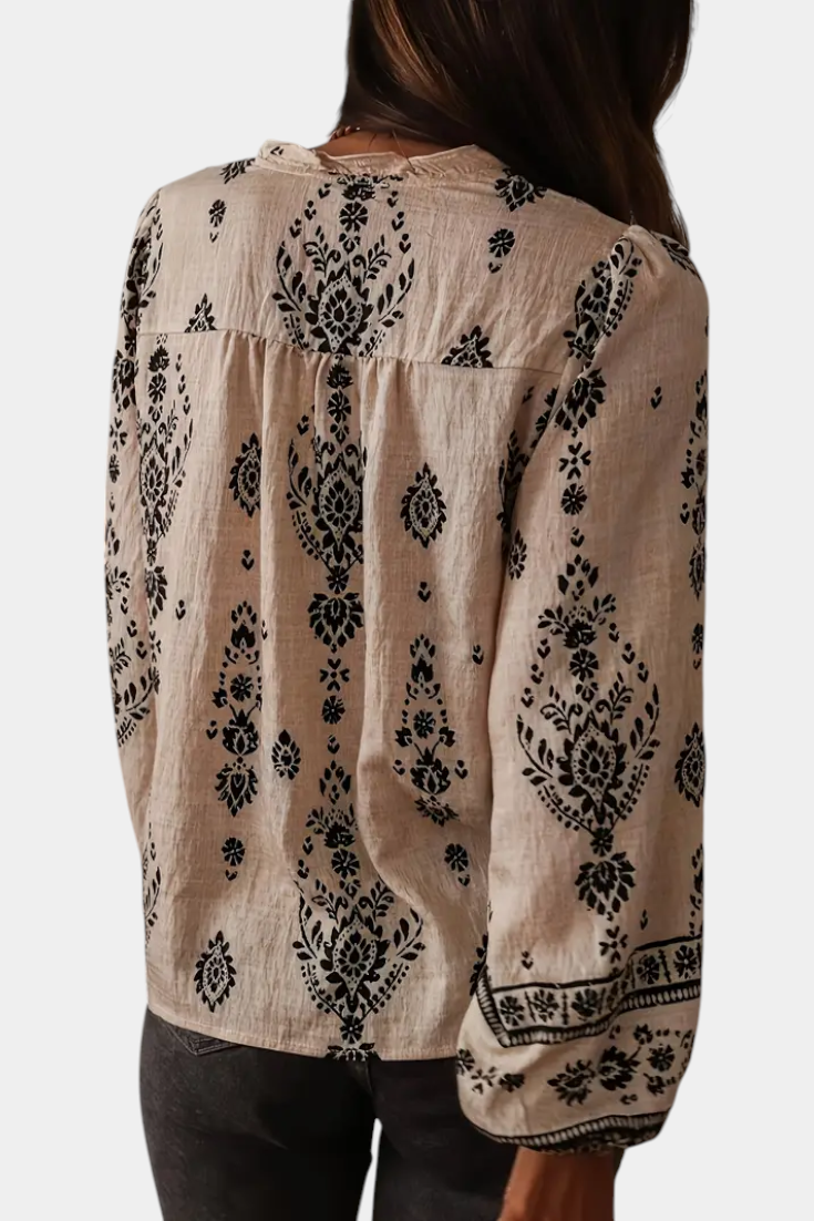 Blusa Wild Sage - Van Moreau Utrecht