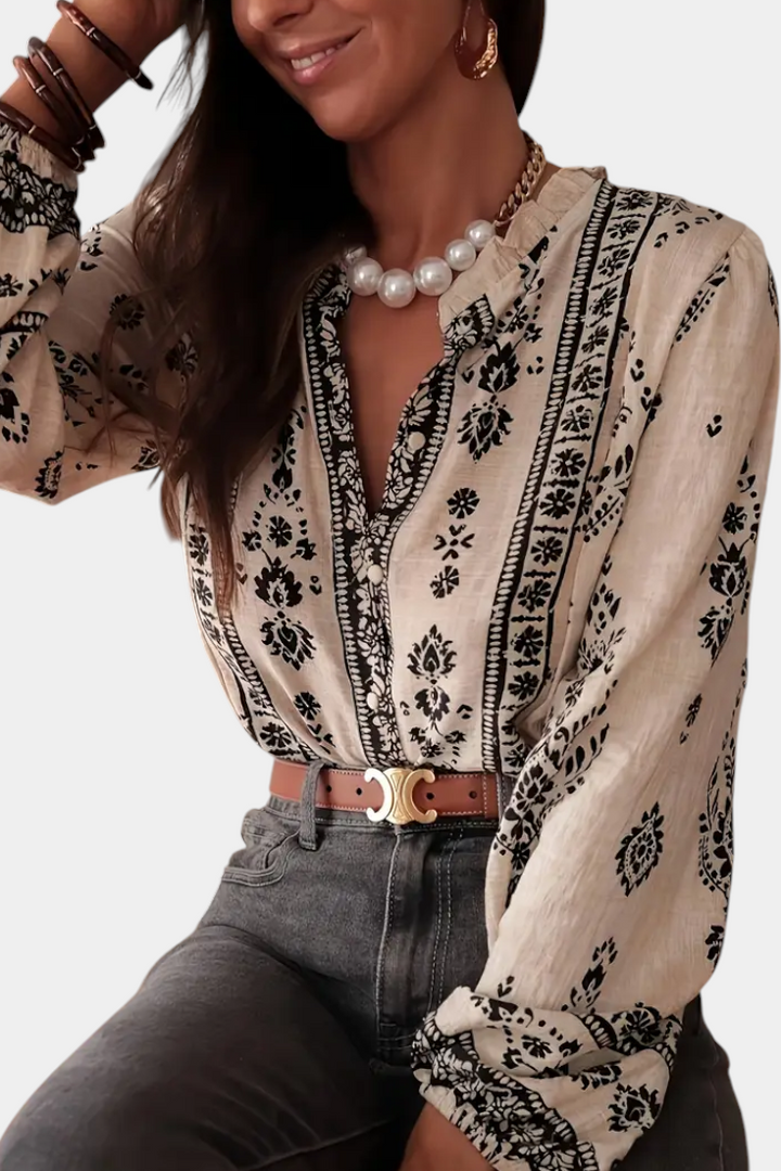 Blusa Wild Sage - Van Moreau Utrecht