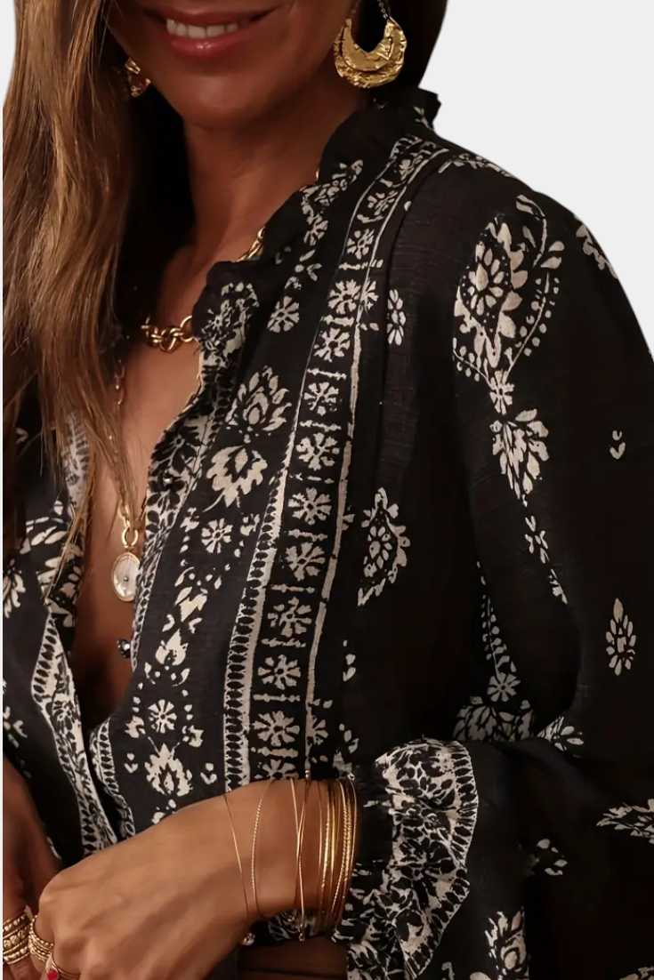 Blusa Wild Sage - Van Moreau Utrecht