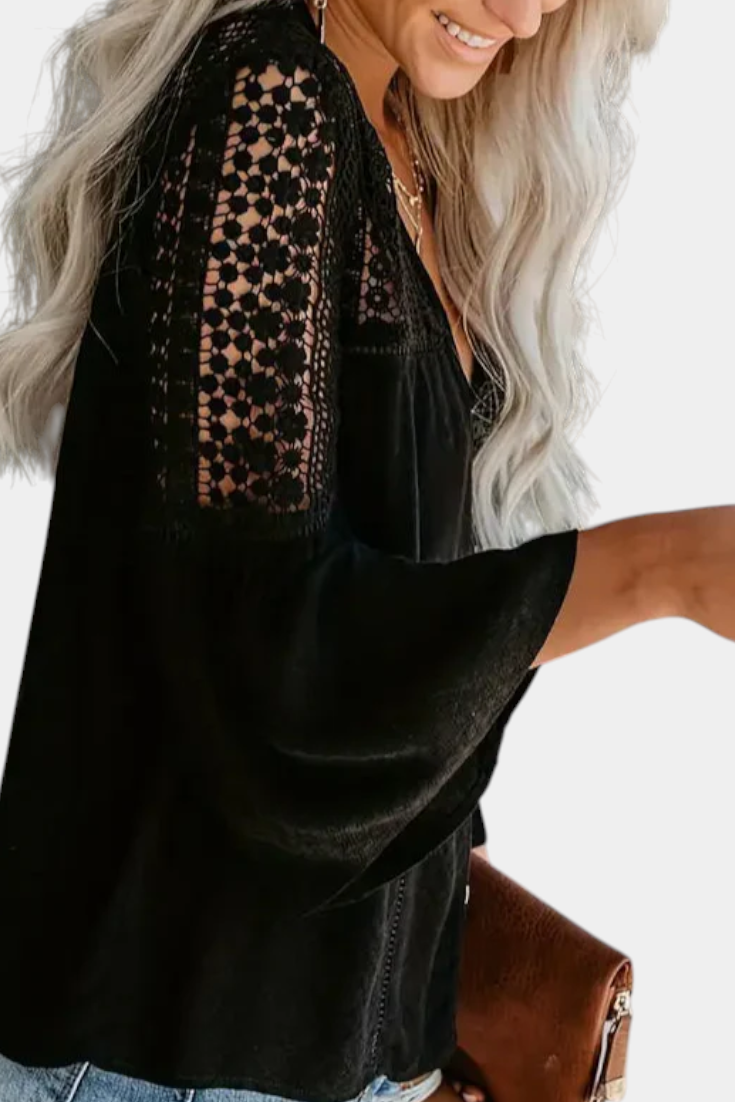 Blusa de Encaje Sunwoven - Van Moreau Utrecht