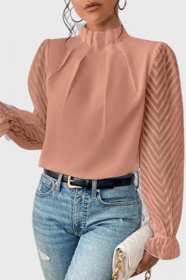 Helga Blusa de Manga Larga Náutica - Van Moreau Utrecht