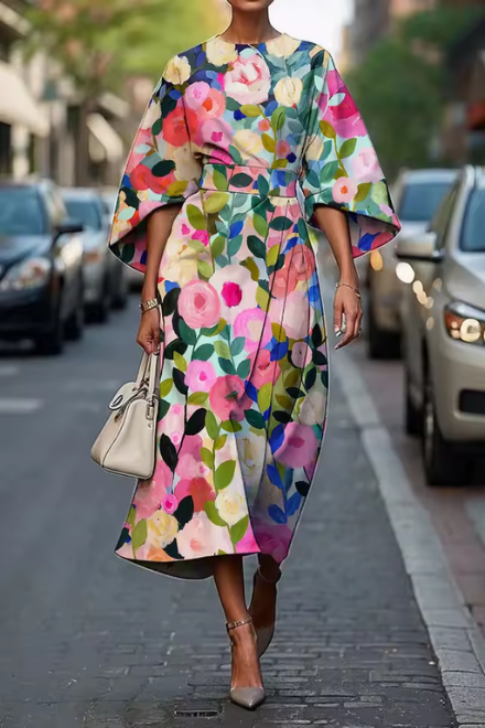 LUCÍA – VESTIDO ELEGANTE FLORAL - Van Moreau Utrecht