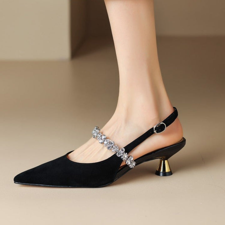 Zapatos de Tacón Bajo Elegantes Crysel - Van Moreau Utrecht