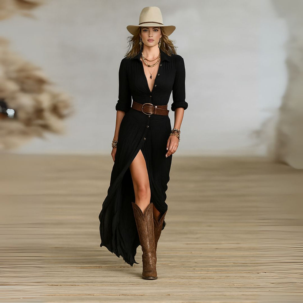 Alejandra | Vestido Maxi Chic - Van Moreau Utrecht