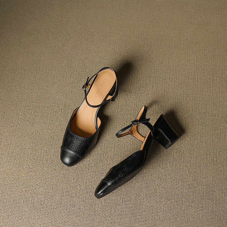 Tacones de Cuero Auténtico Valery - Van Moreau Utrecht