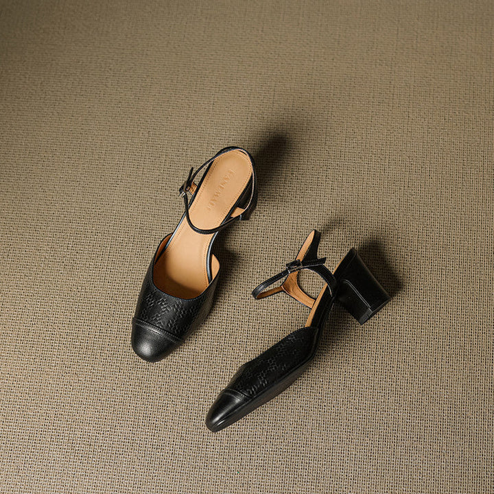 Tacones de Cuero Auténtico Valery - Van Moreau Utrecht