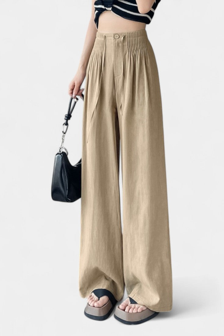 Ilyana | Pantalones de Cintura Alta y Pierna Ancha - Van Moreau Utrecht