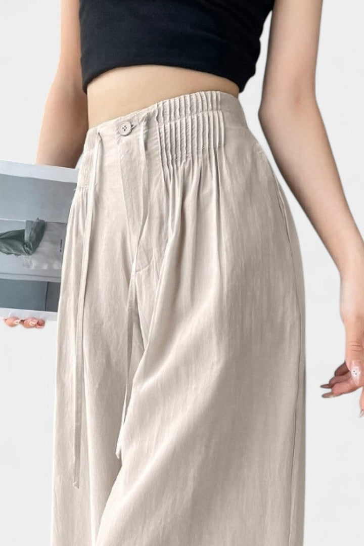 Ilyana | Pantalones de Cintura Alta y Pierna Ancha - Van Moreau Utrecht