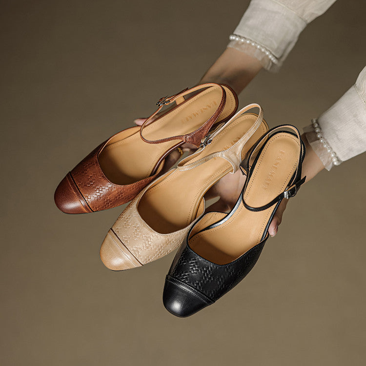 Tacones de Cuero Auténtico Valery - Van Moreau Utrecht