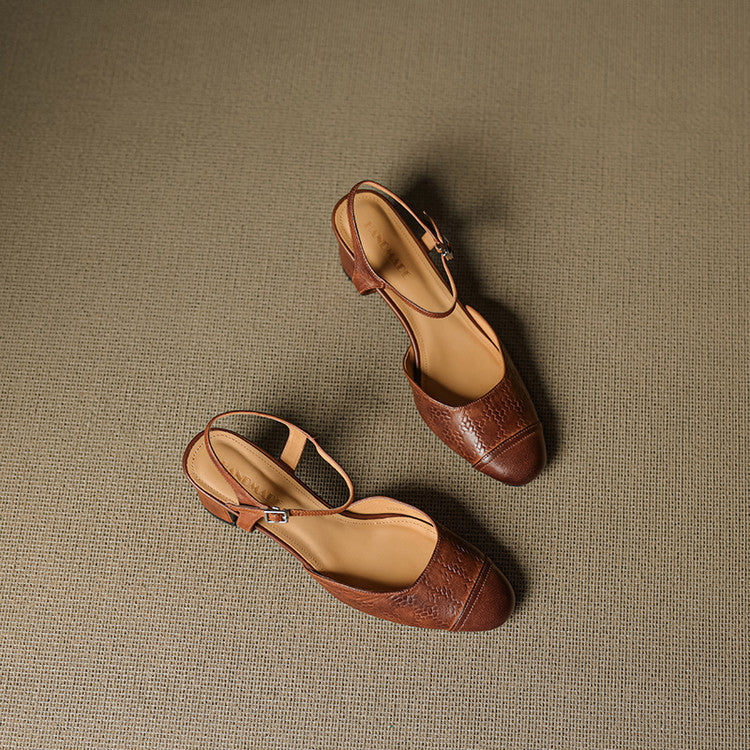 Tacones de Cuero Auténtico Valery - Van Moreau Utrecht