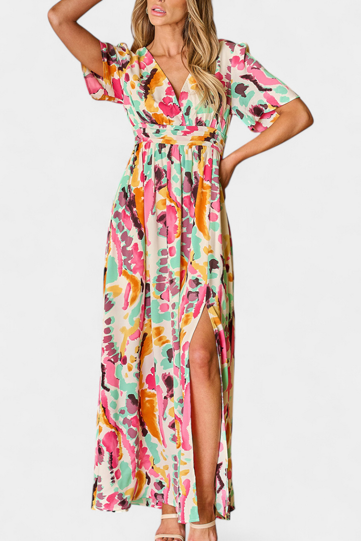 Yuki | Vestido Tie-Dye V - Van Moreau Utrecht