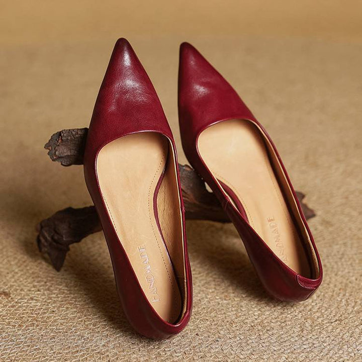 Anok Tacones Altos de Cuero Auténtico - Van Moreau Utrecht