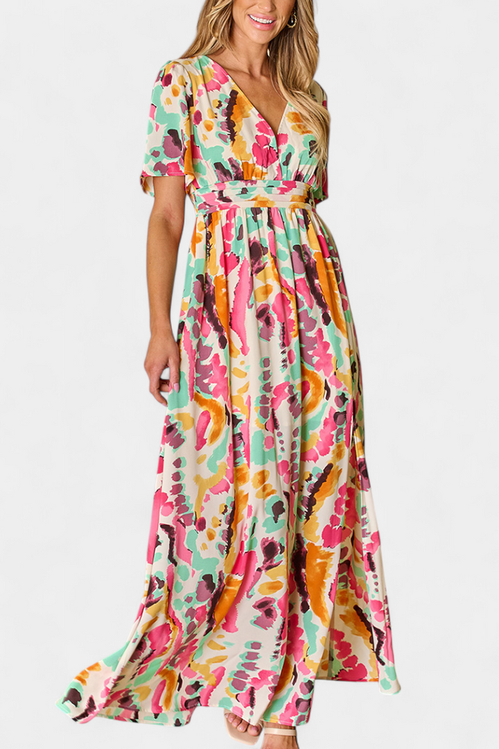 Yuki | Vestido Tie-Dye V - Van Moreau Utrecht