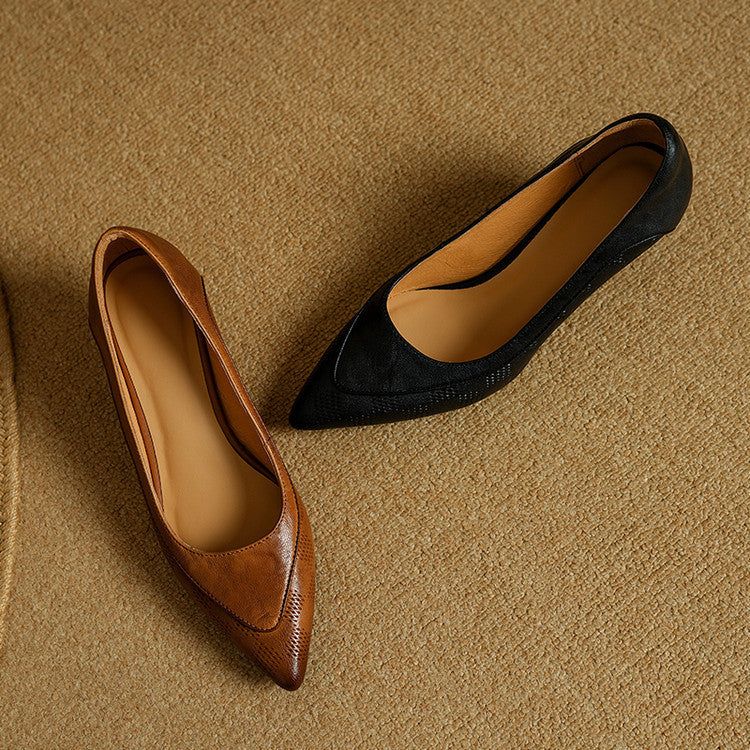 Zapatos de Tacón Alto de Cuero Auténtico Belle - Van Moreau Utrecht