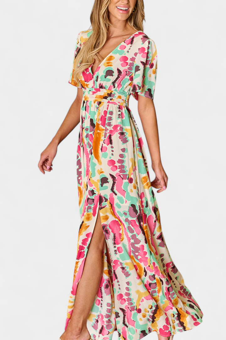 Yuki | Vestido Tie-Dye V - Van Moreau Utrecht