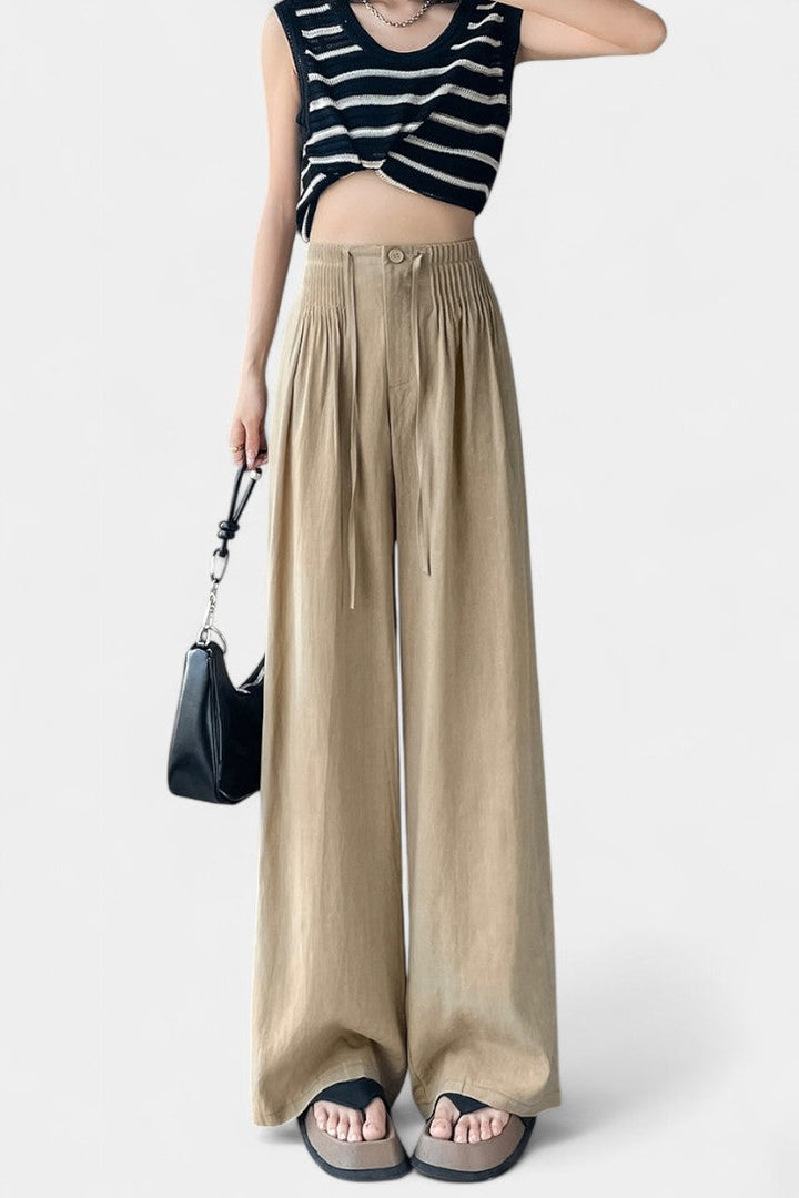 Ilyana | Pantalones de Cintura Alta y Pierna Ancha - Van Moreau Utrecht
