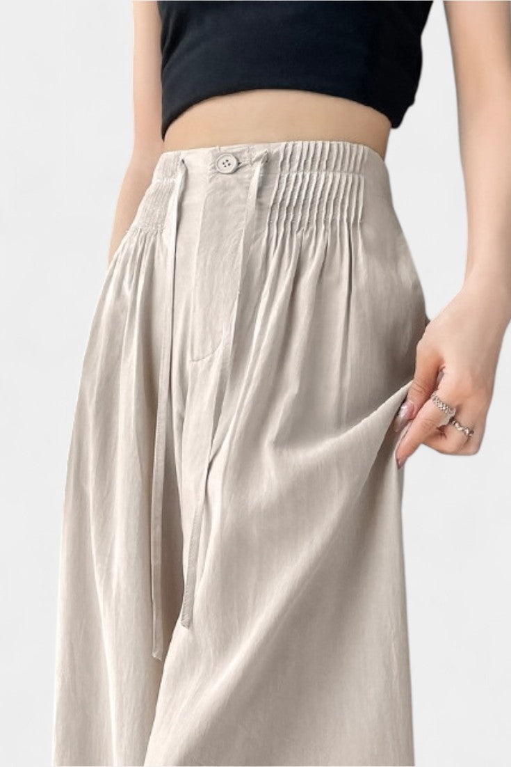 Ilyana | Pantalones de Cintura Alta y Pierna Ancha - Van Moreau Utrecht