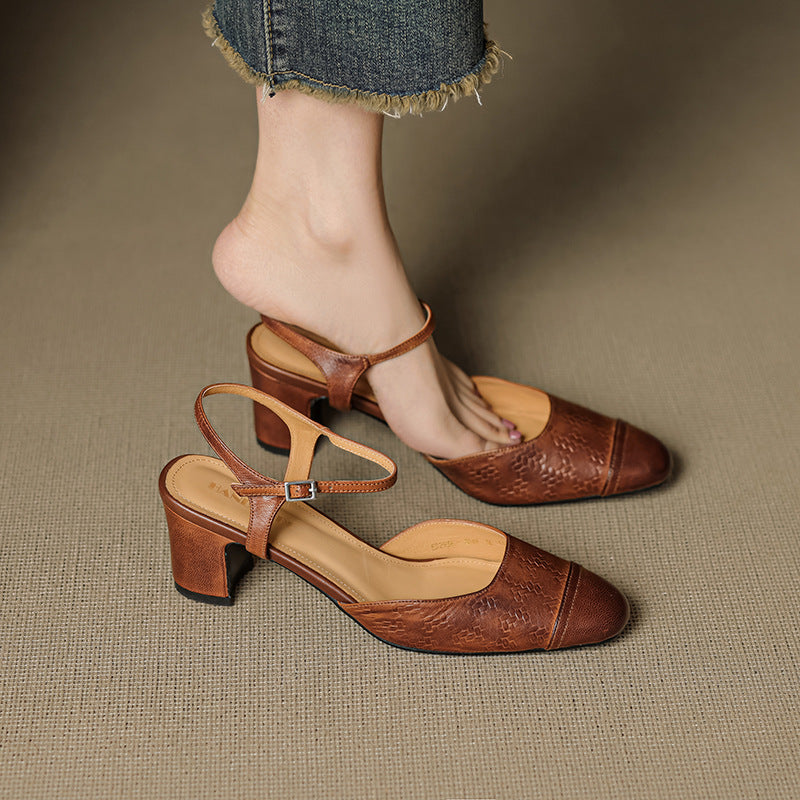 Tacones de Cuero Auténtico Valery - Van Moreau Utrecht
