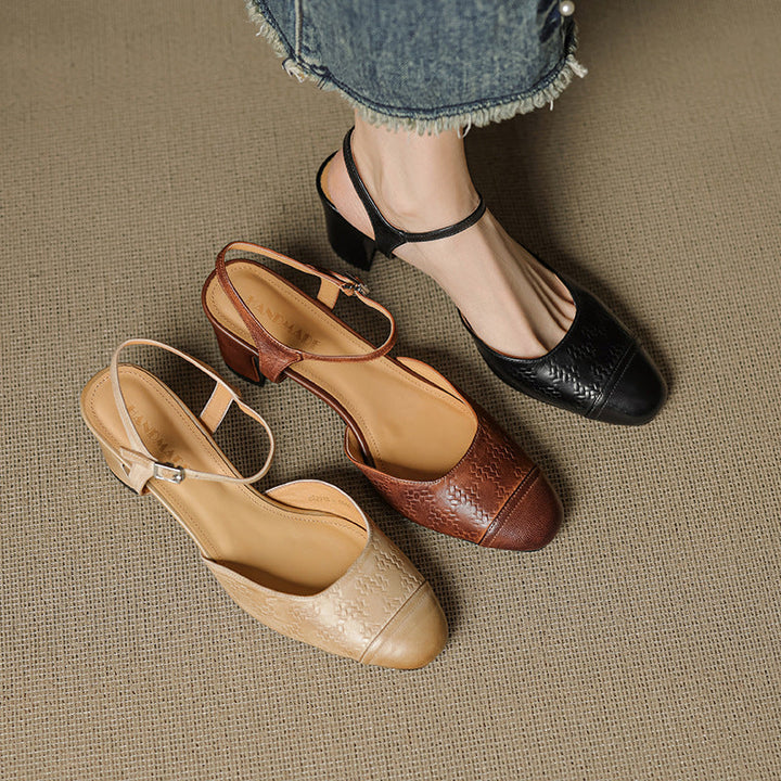 Tacones de Cuero Auténtico Valery - Van Moreau Utrecht