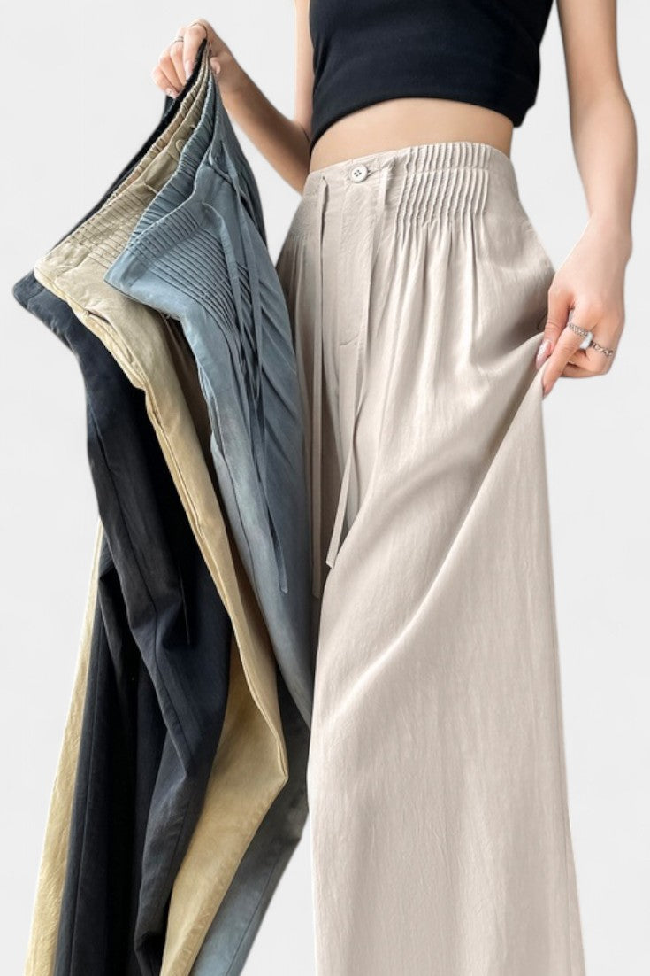 Ilyana | Pantalones de Cintura Alta y Pierna Ancha - Van Moreau Utrecht