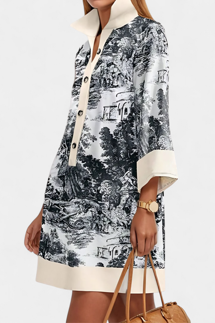 Wilma | Vestido Paisaje - Van Moreau Utrecht