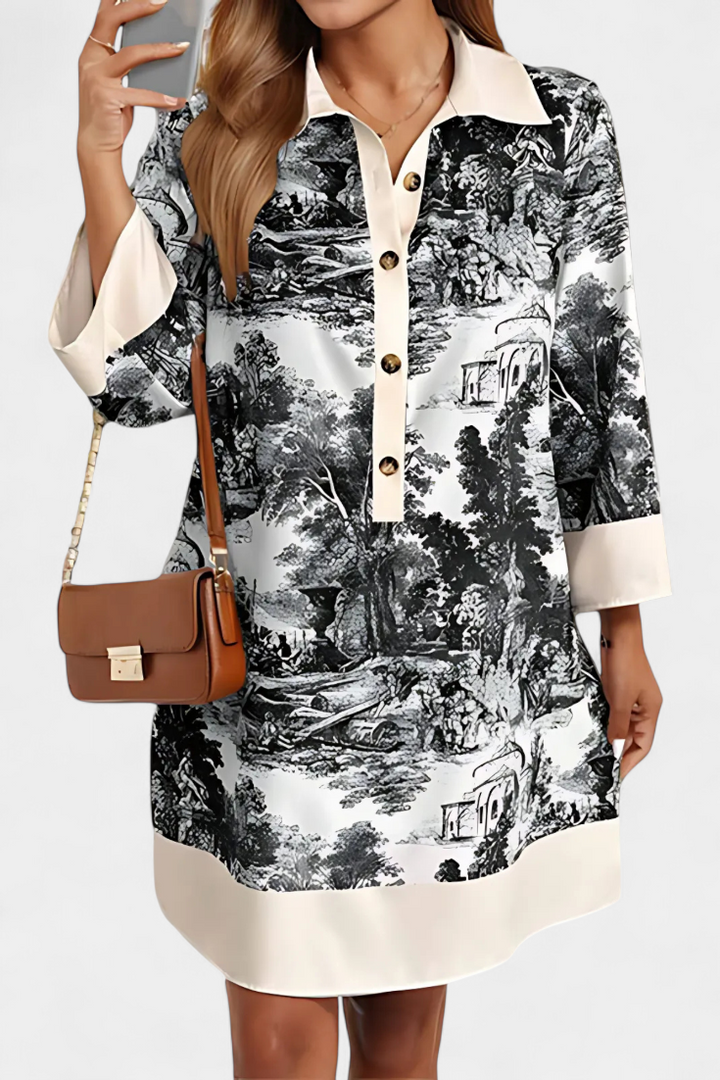 Wilma | Vestido Paisaje - Van Moreau Utrecht