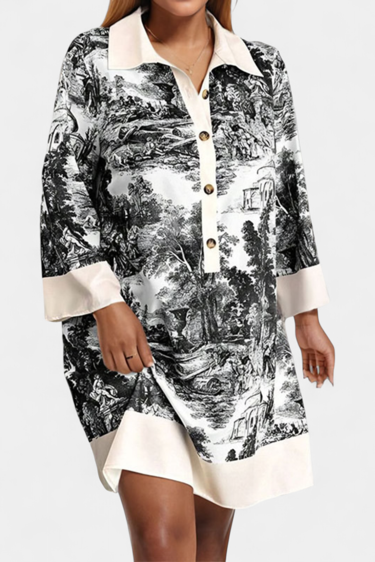 Wilma | Vestido Paisaje - Van Moreau Utrecht