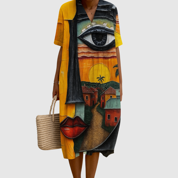 Helena | Vestido kaftán - Van Moreau Utrecht
